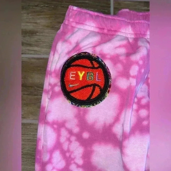 EYBL Nike pink tie dye joggers - Picture 3 of 8